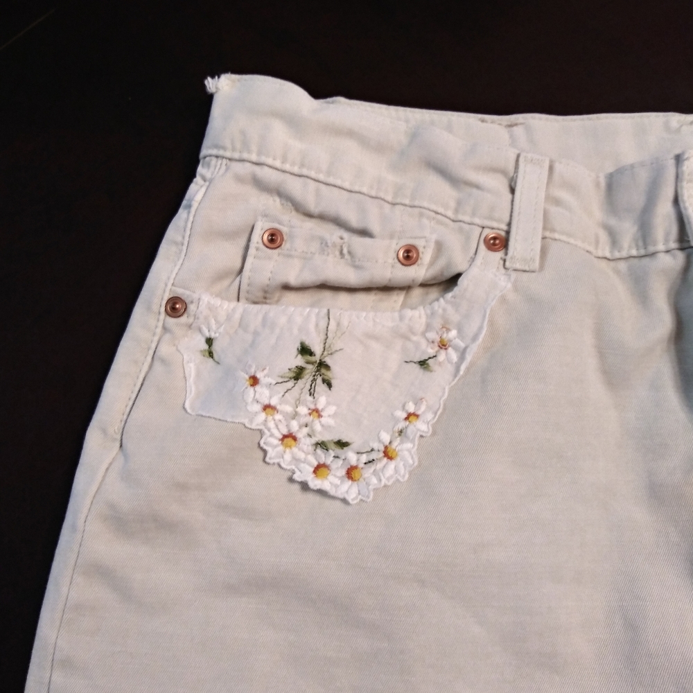 Lucky Brand Distressed Mini Skirt